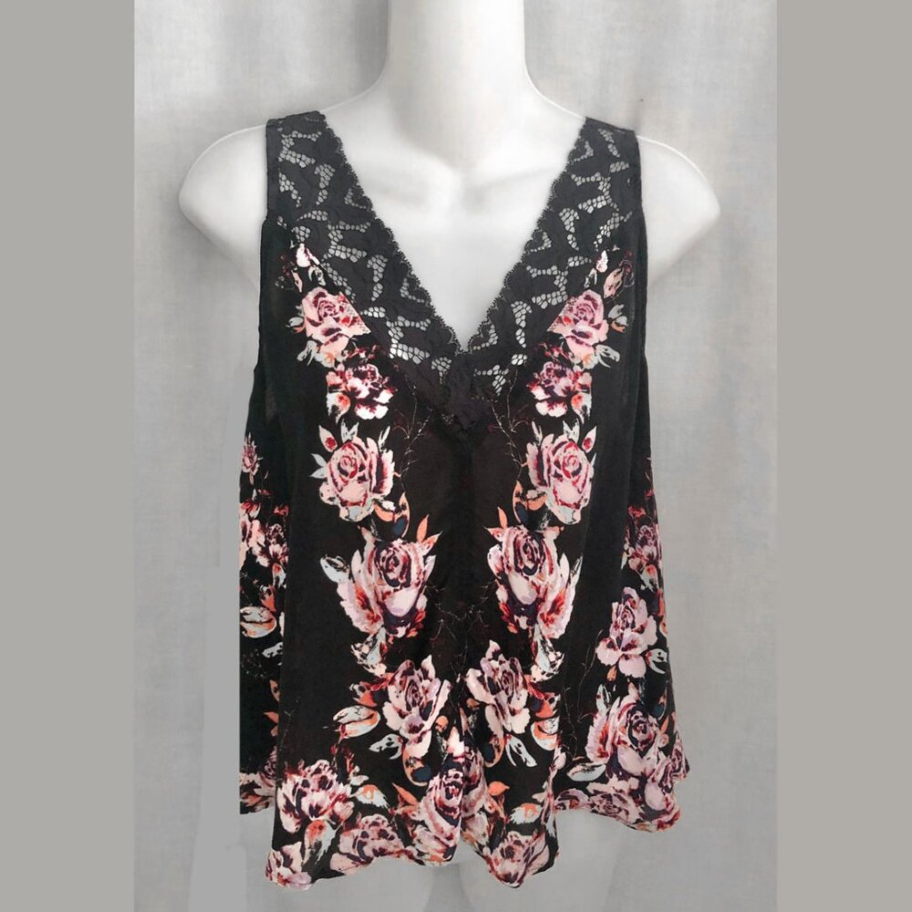 Intimately Free People Cami Tank Lace Trim Size XS